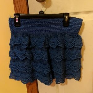 Blue shorts